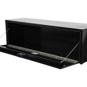 Buyers Products Tool Box, Underbody, 1 Recessed Drop Door, Powder Coated, Black, Carbon Steel – 1732315