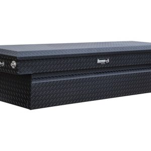 Buyers Products Tool Box, Crossover, Single Lid, Powder Coated Diamond Tread, Matte Black, Aluminum – 1739415