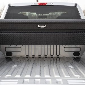 Buyers Products Tool Box, Crossover, Single Lid, Powder Coated Diamond Tread, Matte Black, Aluminum – 1739415