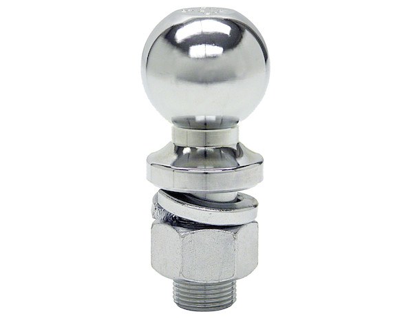 Buyers Products Trailer Hitch Ball, 2 Inch Ball, 10000 Pound Gross Trailer Weight Capacity, 1 Inch Diameter 2 3/4 Inch Long Shank, Chrome – 1802007
