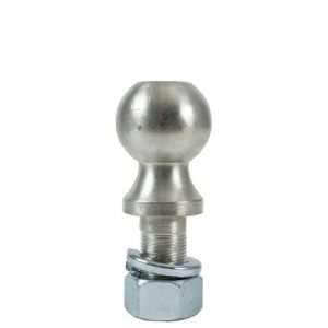 Buyers Products Trailer Hitch Ball, 2 Inch Ball, 5000 Pound Gross Trailer Weight, 1 Inch Shank Diameter, 2-1/8 Inch Shank Length, Zinc – 1802135