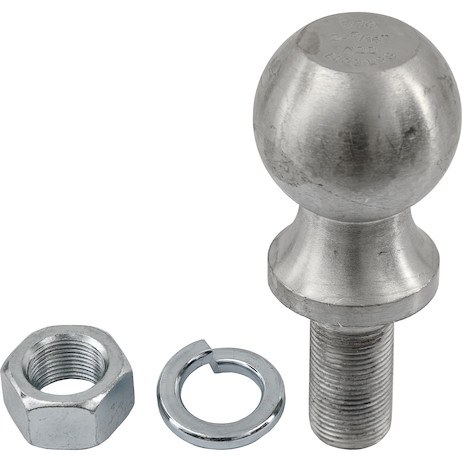 Buyers Products Trailer Hitch Ball, 2-5/16 Inch Ball, 6000 Pound Gross Trailer Weight, 1 Inch Shank Diameter, 2-1/8 Inch Shank Length, Zinc – 1802162