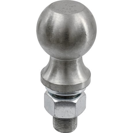 Buyers Products Trailer Hitch Ball, 2-5/16 Inch Ball, 6000 Pound Gross Trailer Weight, 1 Inch Shank Diameter, 2-1/8 Inch Shank Length, Zinc – 1802162