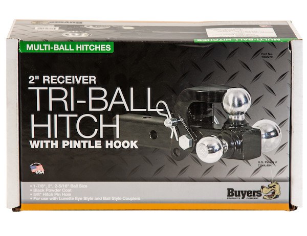 Buyers Products Trailer Hitch Ball Mount, Class III/ IV, Fits 2 Inch Receiver – 1802279