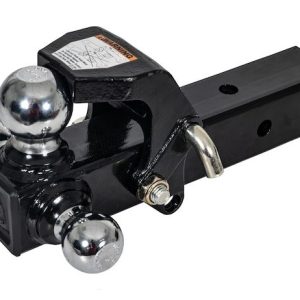 Buyers Products Trailer Hitch Ball Mount, For 2-1/2 Inch Receiver, 10000 Pound Gross Trailer Weight, Non-Swivel, Non Extendable – 1802280