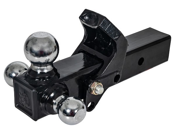 Buyers Products Trailer Hitch Ball Mount, For 2-1/2 Inch Receiver, 10000 Pound Gross Trailer Weight, Non-Swivel, Non Extendable – 1802280