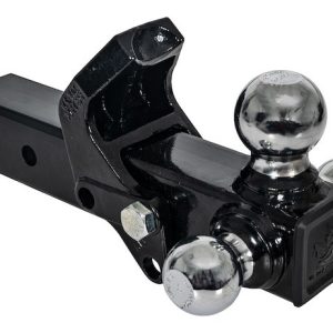 Buyers Products Trailer Hitch Ball Mount, For 2-1/2 Inch Receiver, 10000 Pound Gross Trailer Weight, Non-Swivel, Non Extendable – 1802280