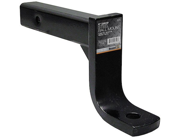 Buyers Products Trailer Hitch Ball Mount, Class III, Fits 2 Inch Receiver, 7500 Pound Gross Trailer Weight/ 750 Pound Tongue Weight – 1803015