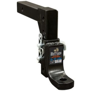 Buyers Products Trailer Hitch Ball Mount, For 2 Inch Receiver, 10000 Pound Gross Trailer Weight, Adjustable 11 Inch Drop/ 9 1/2 Inch Rise – 1803095