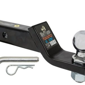 Buyers Products Trailer Hitch Ball Mount, Class III, Fits 2 Inch Receiver, 6000 Pound Gross Trailer Weight/ 600 Pound Tongue Weight – 1803307