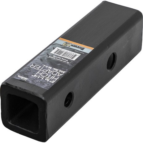 Buyers Products Trailer Hitch Receiver Tube Adapter, Adapts from 2 Inch Receiver to 1-1/4 Inch Receiver, Includes 1/2 Inch Hitch Pin – 1804035