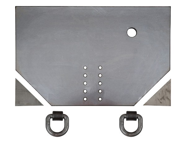 Buyers Products Pintle Hook Mounting Plate, Weld on, Multiple Pintle Hook Mounting Positions – 1809040