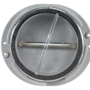 Buyers Products Certificate Holder, Used to Keep Documents Dry, Round, 8 Inch Diameter, Plastic, Bolt-On – 5201101