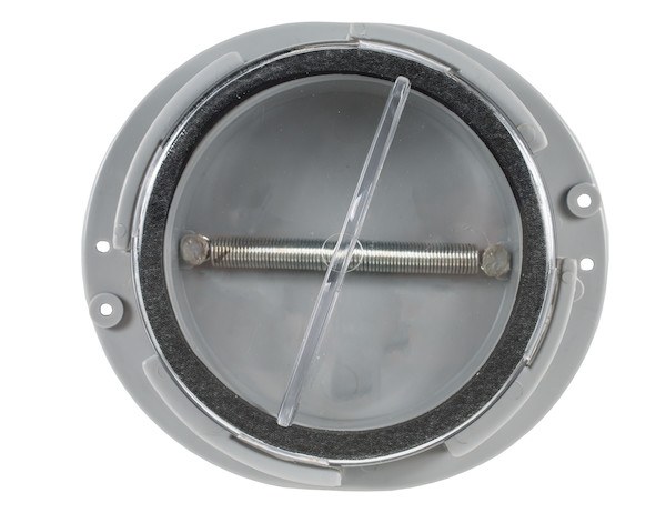 Buyers Products Certificate Holder, Used to Keep Documents Dry, Round, 8 Inch Diameter, Plastic, Bolt-On – 5201101