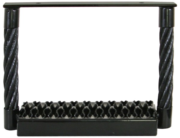 Buyers Products Truck Step, Single, Flat Step, 15 Inch Width X 9 Inch Height X 4-3/4 Inch Depth, Powder Coated, Black, Carbon Steel, Bolt-On – 5230915