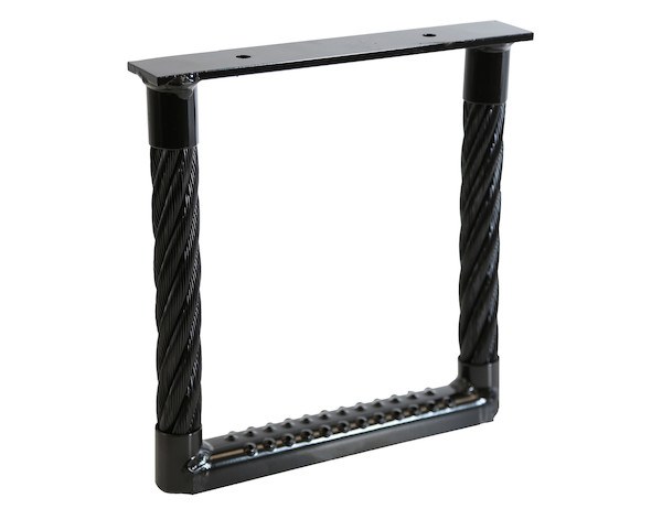 Buyers Products Truck Step, Body Mount, Multi-Fit, 12 Inch Height X 12 Inch Width, Perforated Grip Tread, 1-1/4 Inch Cable Wire Sides – 5231212