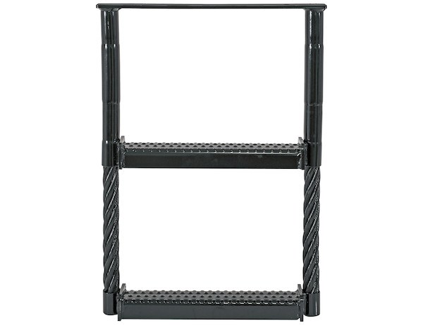 Buyers Products Truck Step, Flat Step, 17-1/2 Inch Width X 24 Inch Height X 3 Inch Depth, Powder Coated, Black, Carbon Steel – 5232417