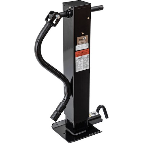 Buyers Products Trailer Tongue Jack, Manual, Side-Wind, Spring Assist Foot Return, 12000 Pound Capacity, 13 Inch Travel – 5391410HPKGD