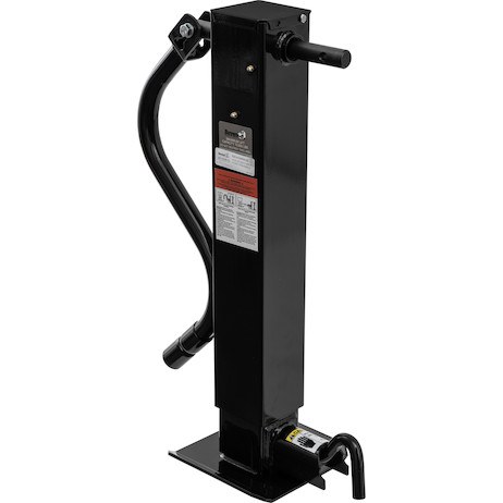 Buyers Products Trailer Tongue Jack, Manual, Side-Wind, Spring Assist Foot Return, 12000 Pound Capacity, 13 Inch Travel – 5391410HPKGD