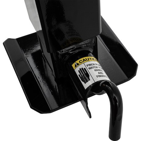 Buyers Products Trailer Tongue Jack, Manual, Side-Wind, Spring Assist Foot Return, 12000 Pound Capacity, 13 Inch Travel – 5391410HPKGD
