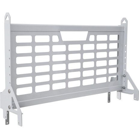 Buyers Products Headache Rack, Kabgard™, Louvered, Powder-Coat, White, Carbon Steel, For Service Body Trucks – 5404927