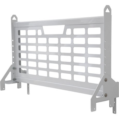 Buyers Products Headache Rack, Kabgard™, Louvered, Powder-Coat, White, Carbon Steel, For Service Body Trucks – 5404927