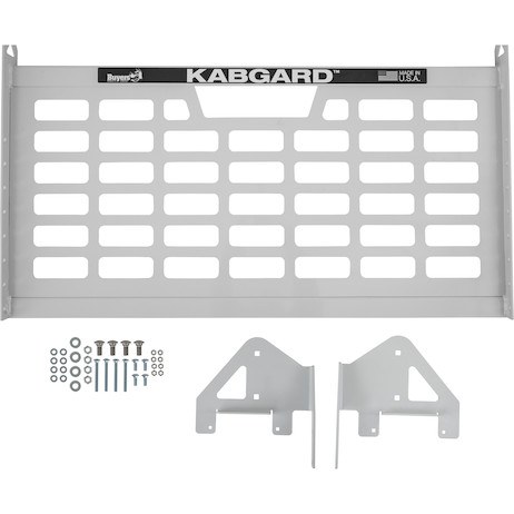 Buyers Products Headache Rack, Kabgard™, Louvered, Powder-Coat, White, Carbon Steel, For Service Body Trucks – 5404927
