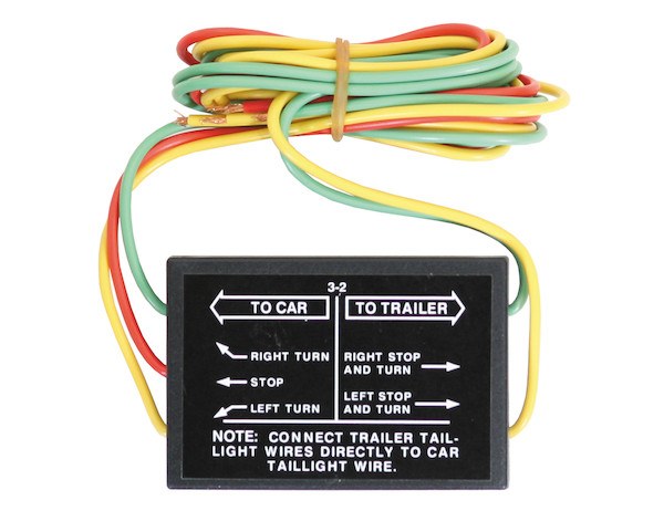 Buyers Products Tail Light Converter, Vehicle Lighting System Powered, Converts Vehicle with a 3 Bulb System to a Trailer 2 Bulb System – 5423203