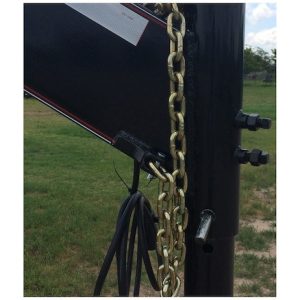Buyers Products Trailer Safety Chain Hook Retainer, Forged Steel, Single, With Zinc-Plated Clevis Pin and Cotter, For 5/16 Inch Chain – 5471000