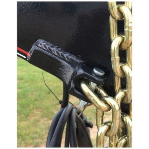 Buyers Products Trailer Safety Chain Hook Retainer, Forged Steel, Single, With Zinc-Plated Clevis Pin and Cotter, For 3/8 Inch Chain – 5471001