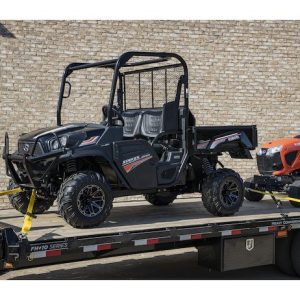 Buyers Products Tie Down Strap, Cargo Tie Down, 30 Foot Long, 3300 Pound Load Capacity, 10000 Pound Break Strength, With Ratchet, Polyester – 5483000