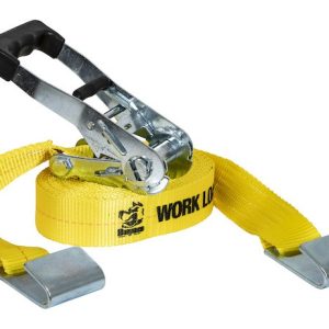 Buyers Products Tie Down Strap, Cargo Tie Down, 30 Foot Length X 2 Inch Width, With Ratchet, 3300 Pound Work Load Capacity – 5483000CC