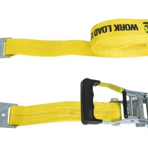 Buyers Products Tie Down Strap, Cargo Tie Down, 30 Foot Length X 2 Inch Width, With Ratchet, 3300 Pound Work Load Capacity – 5483000CC
