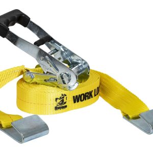 Buyers Products Tie Down Strap, Cargo Tie Down, 30 Foot Length X 2 Inch Width, 3300 Pounds, 10000 Pound Break Strength, With Ratchet – 5483005