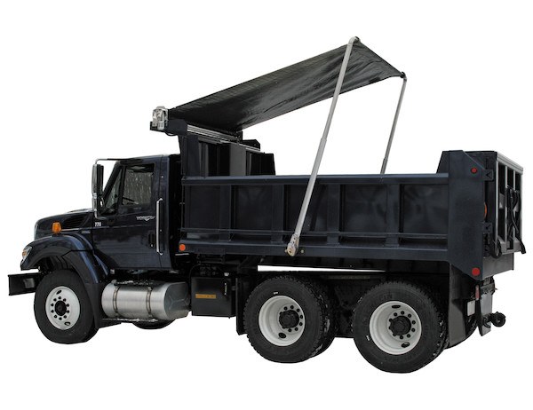 Buyers Products Tarpaulin Roller Kit, For Dump Application, Electric Motor Operated with 5 Spring Aluminum Telescopic Arm Assist – 5545306