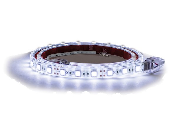 Buyers Products Rope Light, LED, Hardwired, 24 Foot X 1/2 Inch, IP67 Weatherproof, 3M Tape or Bracket, With End Caps and Mounting Clips – 5622537