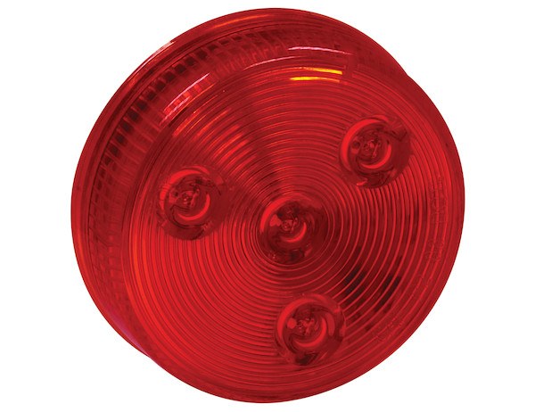 Buyers Products Side Marker Light, Red Lens, Polycarbonate Lens, Plastic Housing, 12 Volt, Four LED, 0.38 Watt, PL-10 Style Connection – 5622550