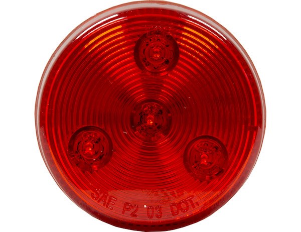 Buyers Products Side Marker Light, Red Lens, Polycarbonate Lens, Plastic Housing, 12 Volt, Four LED, 0.38 Watt, PL-10 Style Connection – 5622550