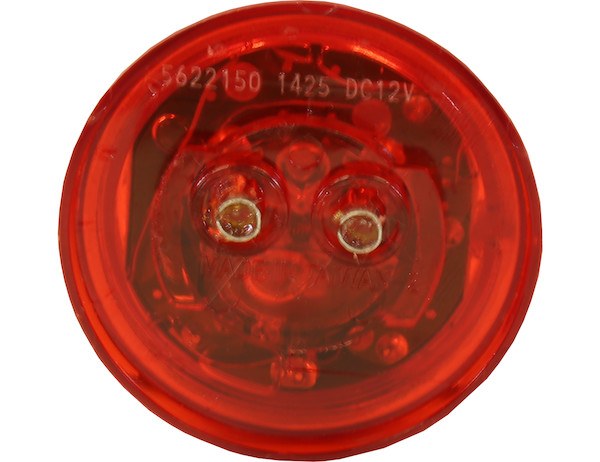 Buyers Products Side Marker Light, Red Lens, Polycarbonate Lens, Plastic Housing, 12 Volt, Four LED, 0.38 Watt, PL-10 Style Connection – 5622550