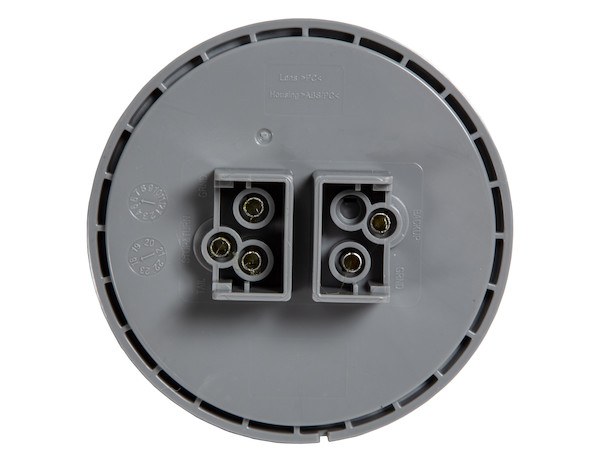 Buyers Products Trailer Light, Stop/ Turn/ Tail/ Backup Light, LED, Round, Clear/ Red Lens, 4.33 Inch Diameter X 0.94 Inch Depth – 5624130