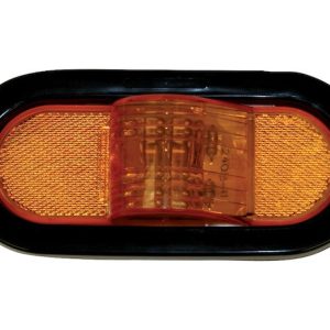 Buyers Products Trailer Light, Turn Signal/ Side Marker, LED, Oval, 1.37 Watt, 12 Volt DC, Amber – 5626209