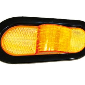 Buyers Products Trailer Light, Turn Signal/ Side Marker, LED, Oval, 1.37 Watt, 12 Volt DC, Amber – 5626209