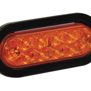 Buyers Products Trailer Light, Turn Signal, LED, Oval, 2.69 Watt, 12 Volt DC, Amber, 6-3/8 Inch Length X 1 Inch Width X 2-1/4 Inch Hight – 5626210