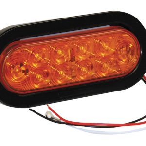 Buyers Products Trailer Light, Turn Signal, LED, Oval, 2.69 Watt, 12 Volt DC, Amber, 6-3/8 Inch Length X 1 Inch Width X 2-1/4 Inch Hight – 5626210