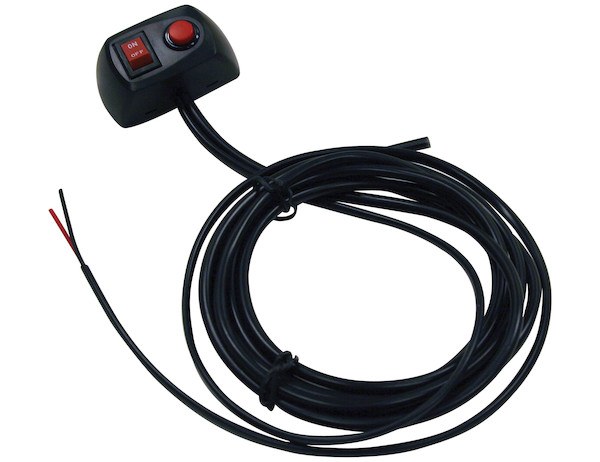 Buyers Products Push Button Switch, Used for Strobe Lights/ Flash Pattern Effect, On/Off Switch with Momentary Button, 10 Amp, Dash Mount – 6391215