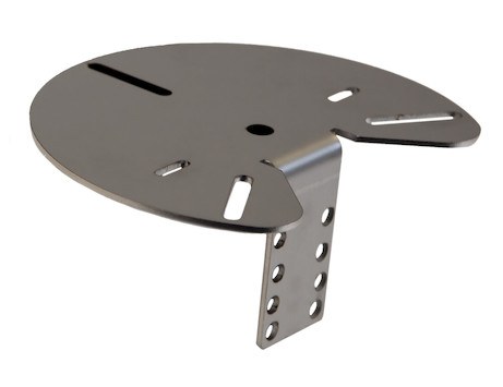 Buyers Products Warning Light Mount, Fits Most 6-1/4 Inch Diameter Light, Mirror Mount, Stainless Steel, Includes Mounting Hardware – 8891001