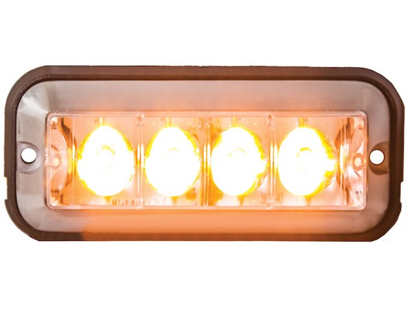 Buyers Products Warning Light, 4-7/8 Inch Length X 1-5/8 Inch Width X 2 Height, Permanent Surface Mount ( Mounting Bracket Sold Seperate) – 8891004
