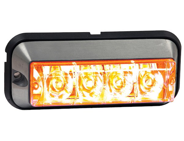 Buyers Products Warning Light, 4-7/8 Inch Length X 1-5/8 Inch Width X 2 Height, Permanent Surface Mount ( Mounting Bracket Sold Seperate) – 8891004