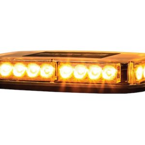 Buyers Products Warning Light, 11 Inch Length X 6-1/2 Inch Width X 2-1/4 Height, Magnetic and Permanent Surface Mounting, Strobe, Clear Lens – 8891040