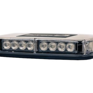 Buyers Products Warning Light, 11 Inch Length X 6-1/2 Inch Width X 2-1/4 Height, Magnetic and Permanent Surface Mounting, Strobe, Clear Lens – 8891040
